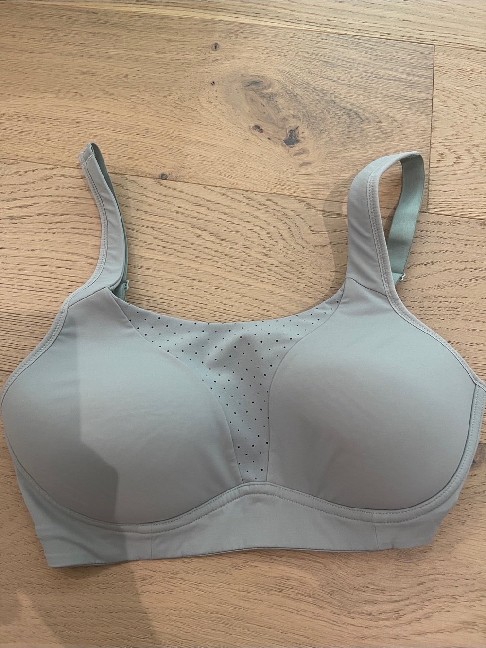 Lululemon Light Gray Seamless Sports Bra